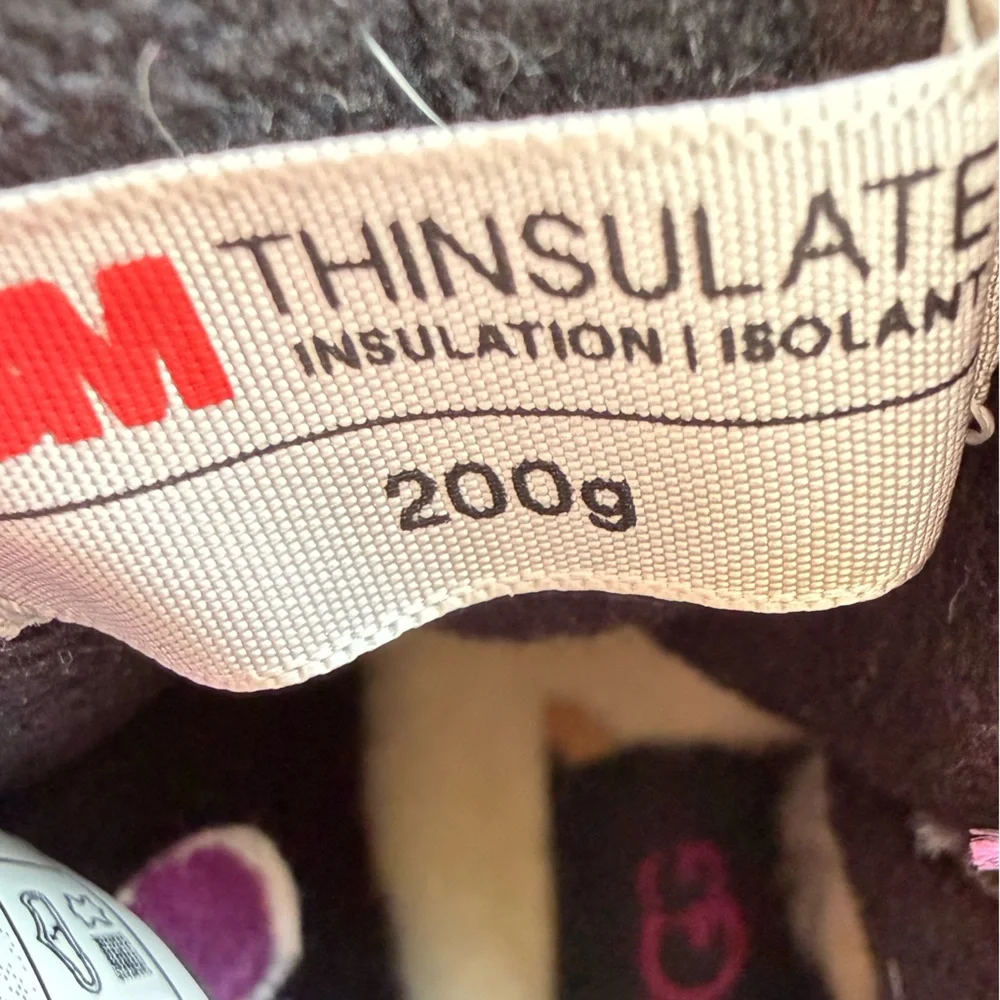 UGG Kids Purple and Black (Sweet Plum) Turlock Boots EUC!! Size 3 kids